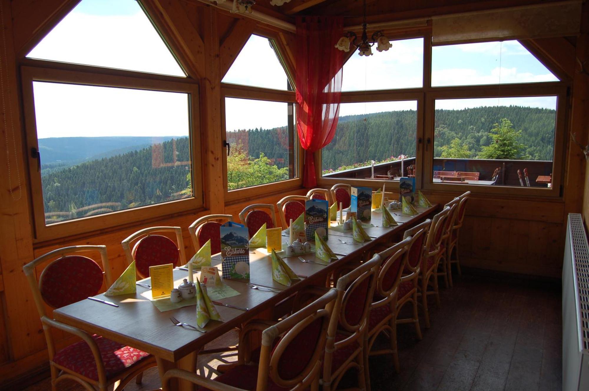 Berggasthaus & Pension Schoene Aussicht Klingenthal Buitenkant foto